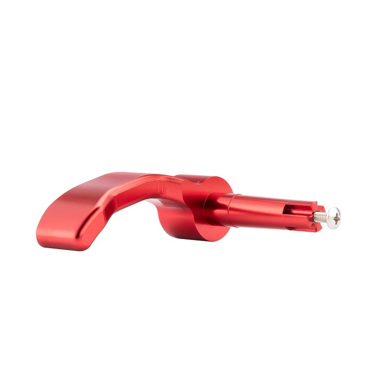 Wsays XJMOTO Thumb Throttle Control Lever Red Aluminum Billet Compatible with Polaris Sportsman 450 550 570 850 1000 2009-2024 - Image 5